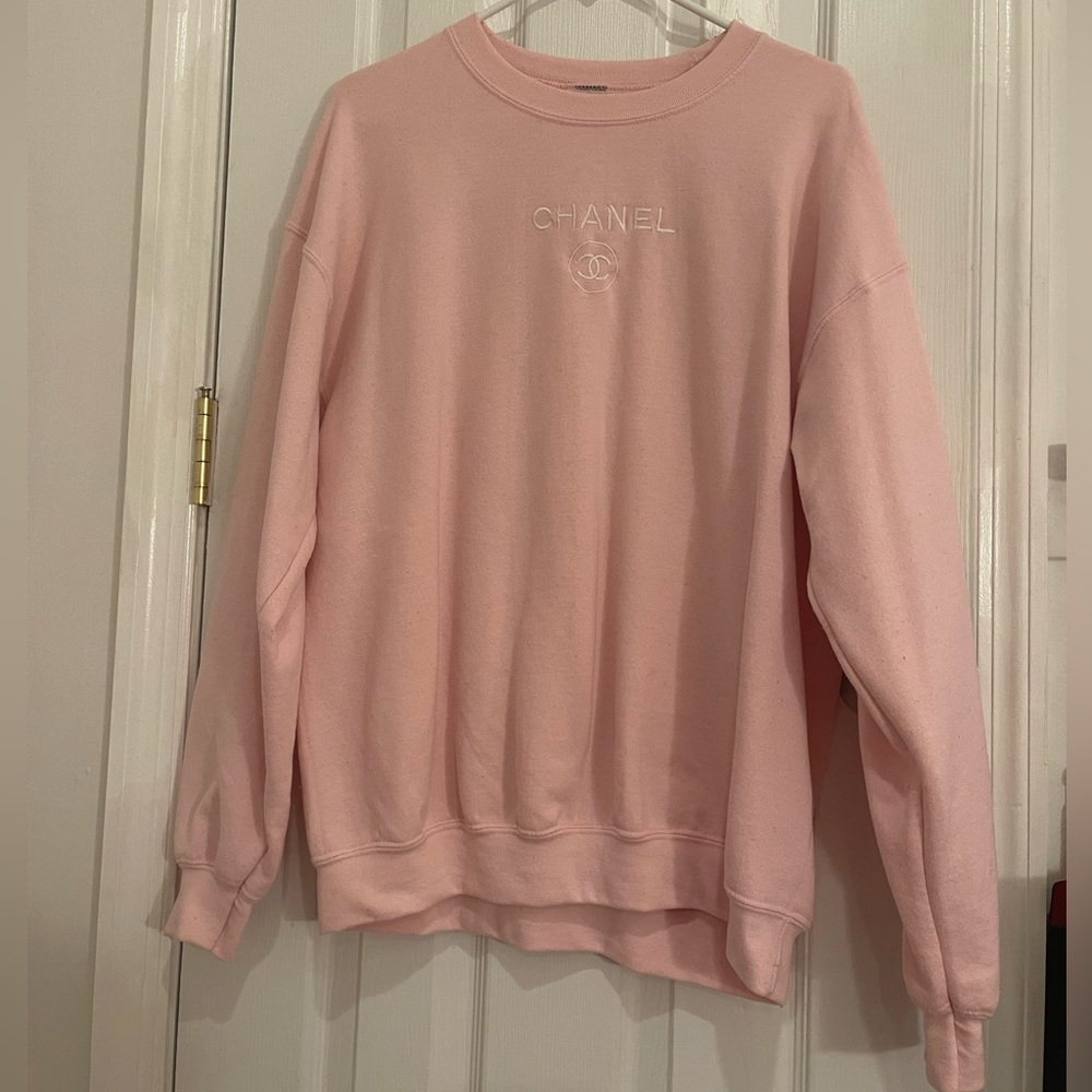 Pink Chanel Sweatshirt